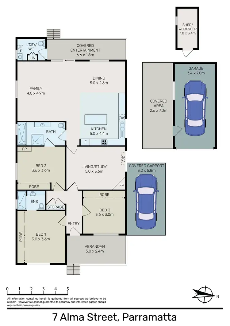 Floorplan of Homely house listing, 7 Alma Street, Parramatta NSW 2150