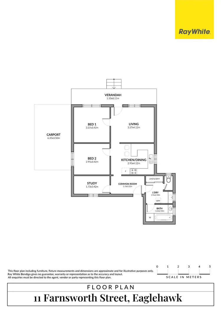 Floorplan of Homely house listing, 11 Farnsworth Street, Eaglehawk VIC 3556