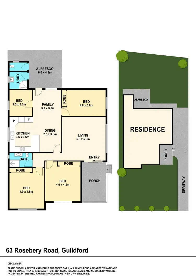 Floorplan of Homely house listing, 65 Rosebery Road, Guildford NSW 2161