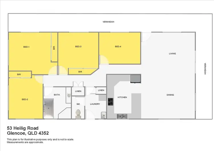 Floorplan of Homely rural property listing, 53 Heilig Road, Glencoe QLD 4352