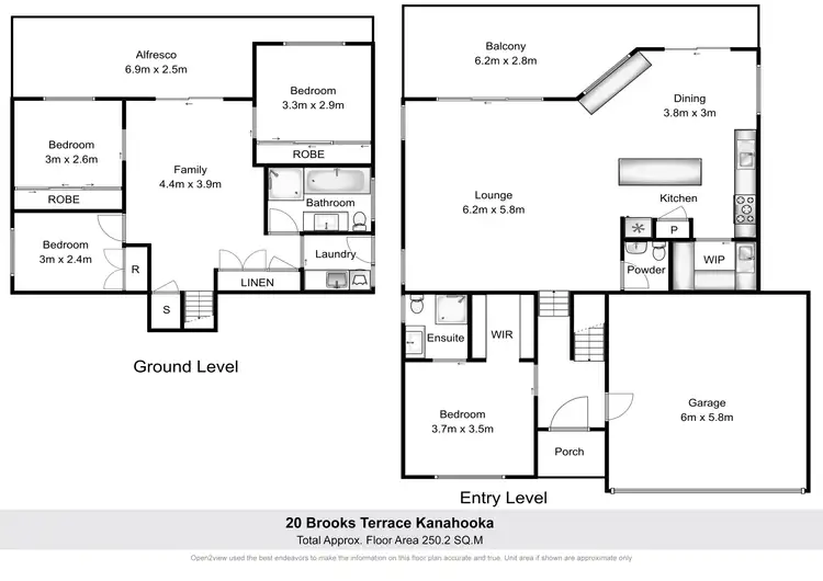 Floorplan of Homely house listing, 20 Brooks Terrace, Kanahooka NSW 2530
