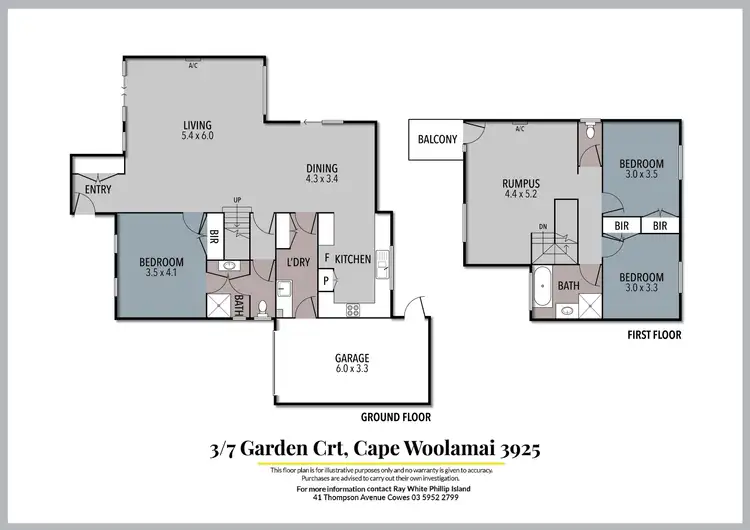 Floorplan of Homely house listing, 3/7 Garden Court, Cape Woolamai VIC 3925