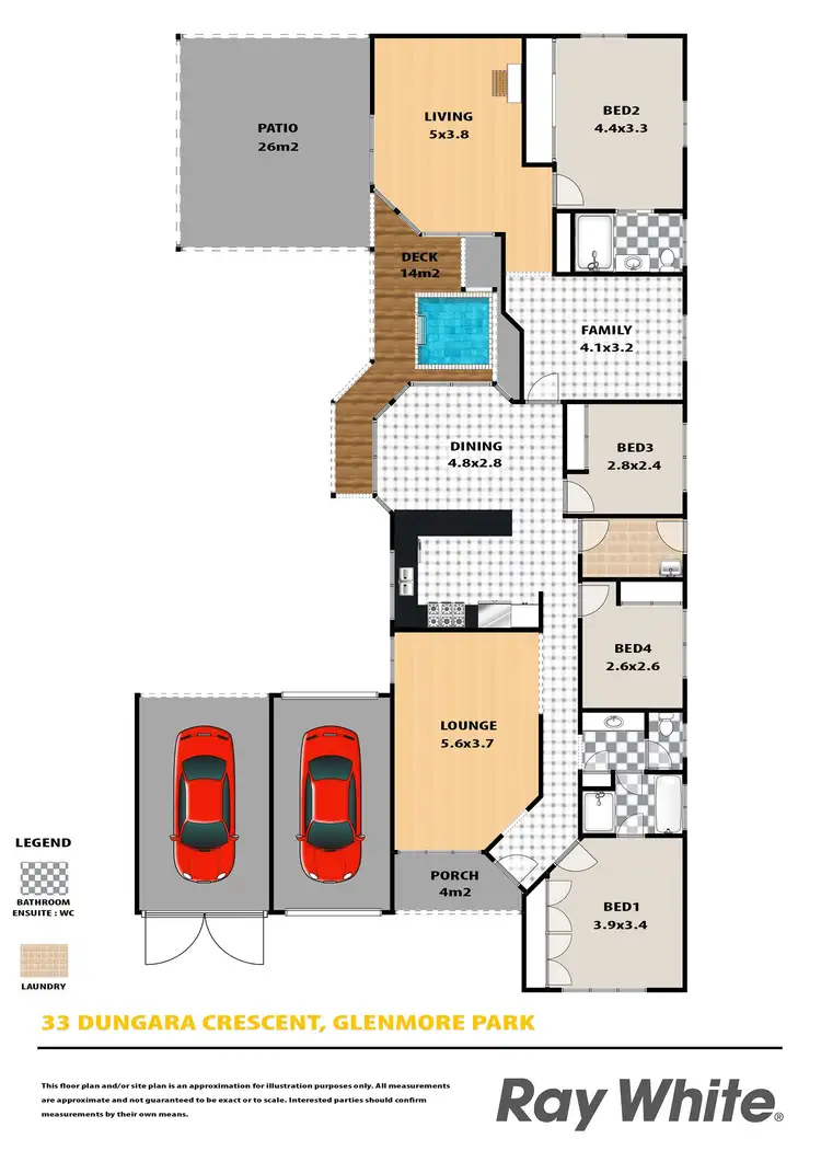 Floorplan of Homely house listing, 33 Dungara Crescent, Glenmore Park NSW 2745