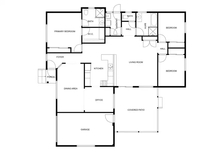 Floorplan of Homely house listing, 2 Midgley Court, Bundaberg East QLD 4670