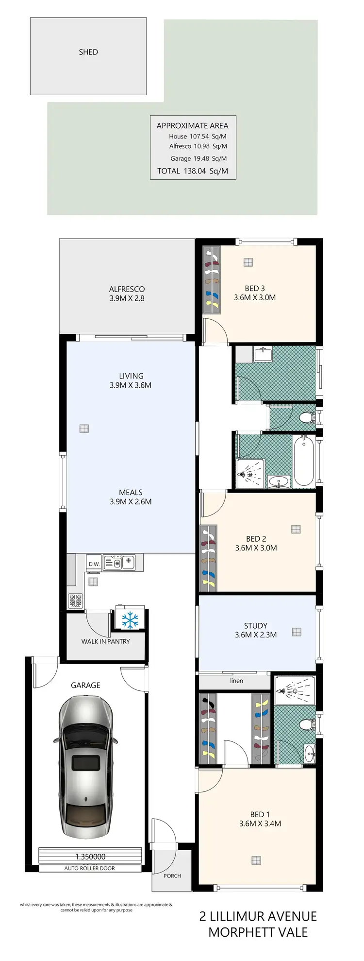 Floorplan of Homely house listing, 2 Lillimur Avenue, Morphett Vale SA 5162