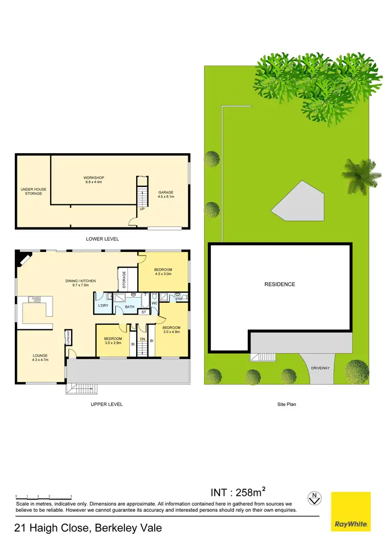 Floorplan of Homely house listing, 21 Haigh Close, Berkeley Vale NSW 2261
