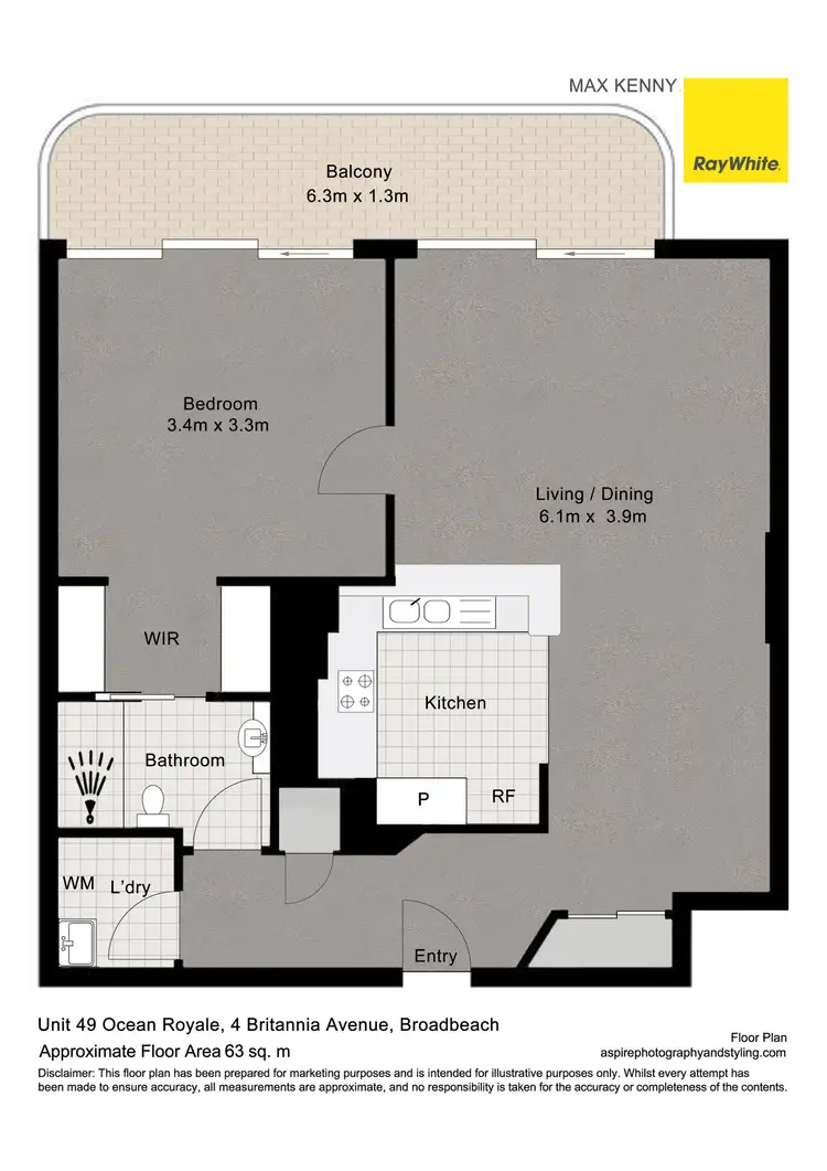 Floorplan of Homely apartment listing, 49/4 Britannia Avenue, Broadbeach QLD 4218