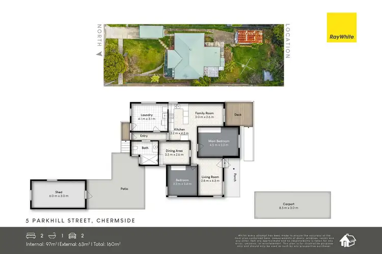 Floorplan of Homely house listing, 5 Parkhill Street, Chermside QLD 4032