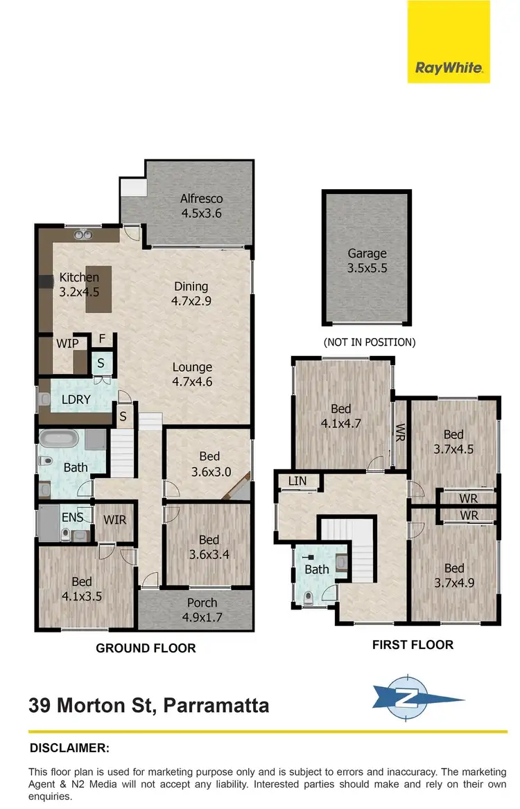Floorplan of Homely house listing, 39 Morton Street, Parramatta NSW 2150