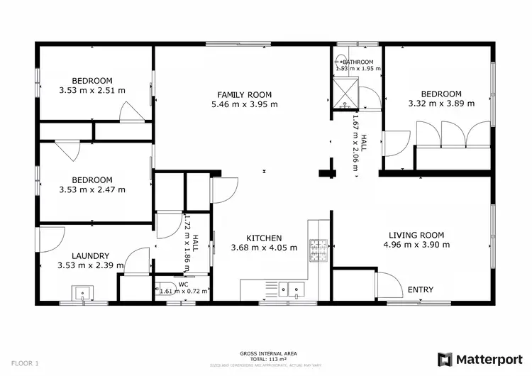 Floorplan of Homely house listing, 166 Stradbroke Avenue, Swan Hill VIC 3585