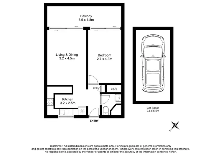 Floorplan of Homely unit listing, 2/9 Pitt Street, Mortdale NSW 2223