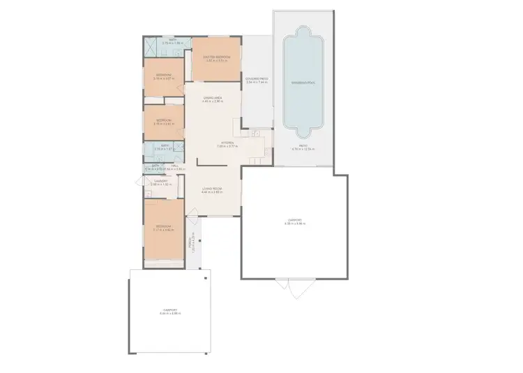 Floorplan of Homely house listing, 12 Ibell Court, Emerald QLD 4720