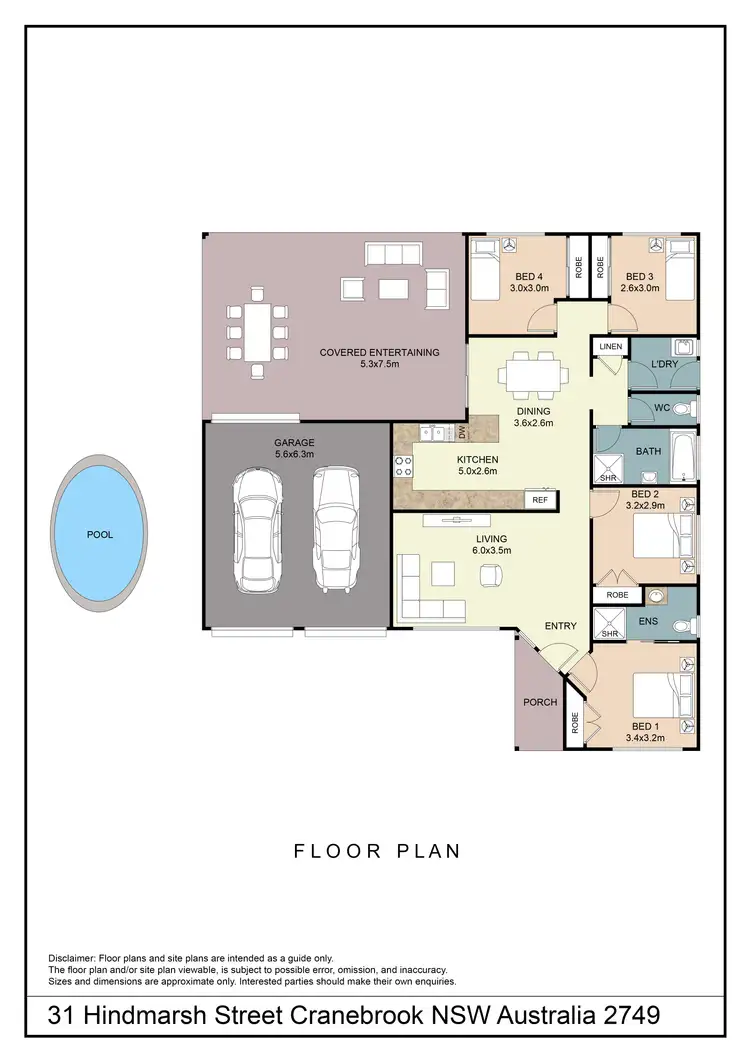 Floorplan of Homely house listing, 31 Hindmarsh Street, Cranebrook NSW 2749