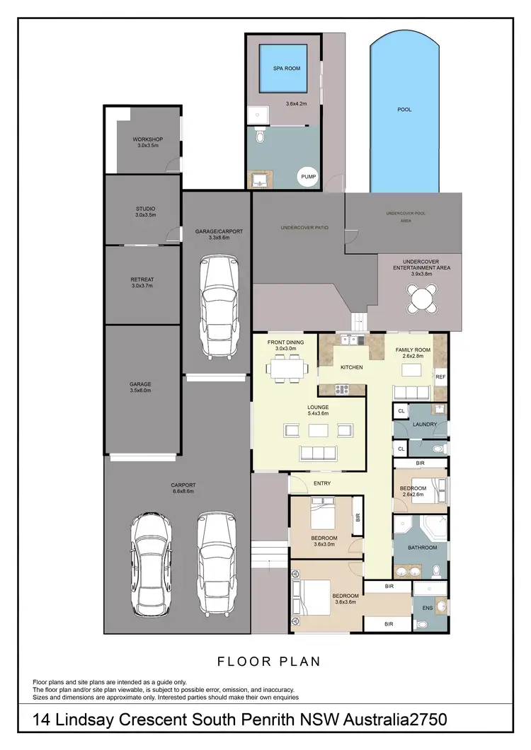 Floorplan of Homely house listing, 14 Lindsay Crescent, South Penrith NSW 2750