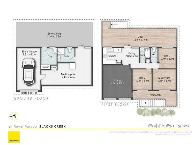 Floorplan of Homely house listing, 15 Royal Parade, Slacks Creek QLD 4127