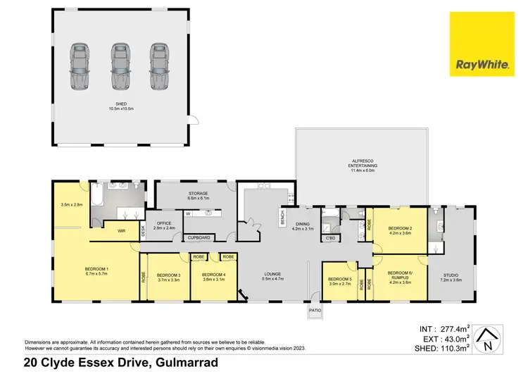 Floorplan of Homely house listing, 20 Clyde Essex Drive, Gulmarrad NSW 2463