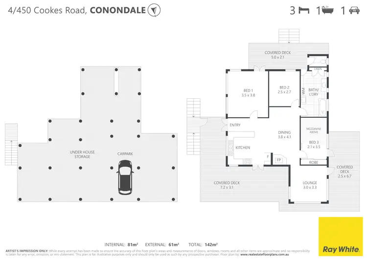 Floorplan of Homely house listing, 450 Cookes Road, Conondale QLD 4552