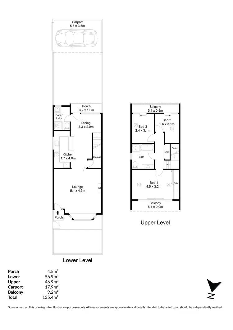 Floorplan of Homely townhouse listing, 16A Lomman Avenue, Newton SA 5074