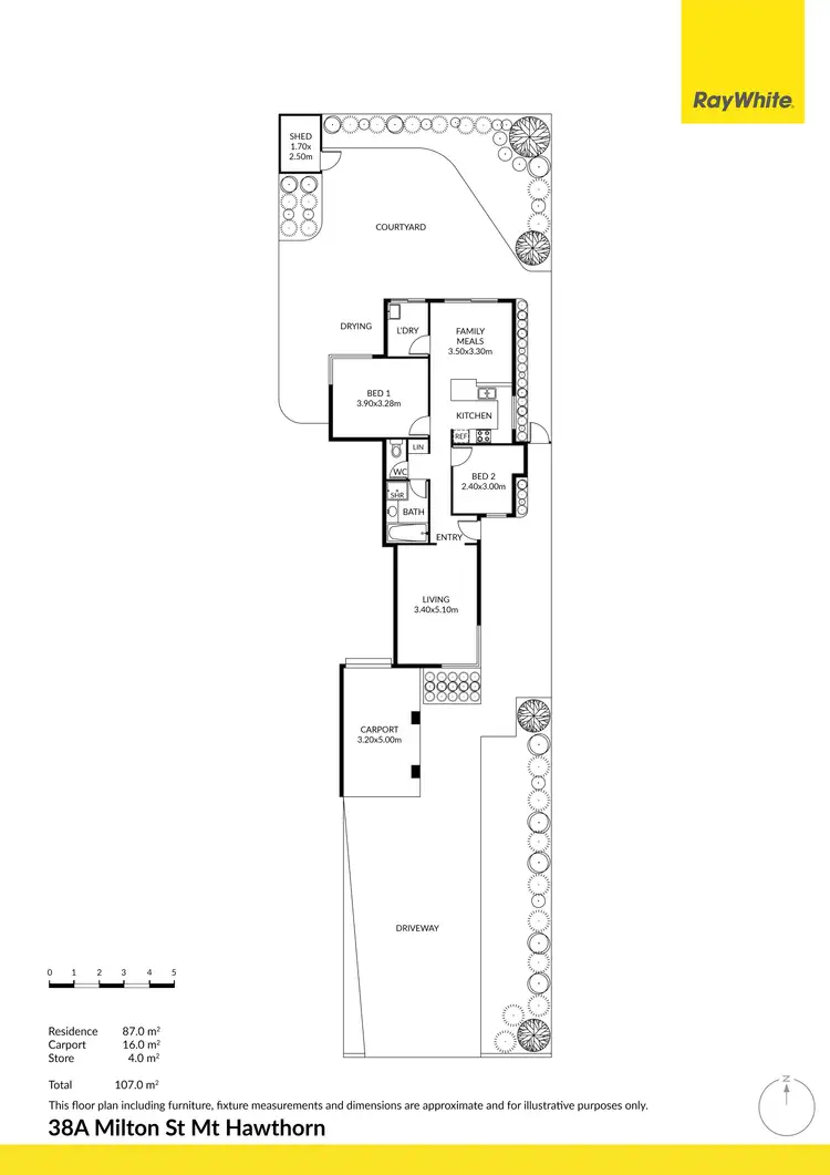 Floorplan of Homely house listing, 38A Milton Street, Mount Hawthorn WA 6016