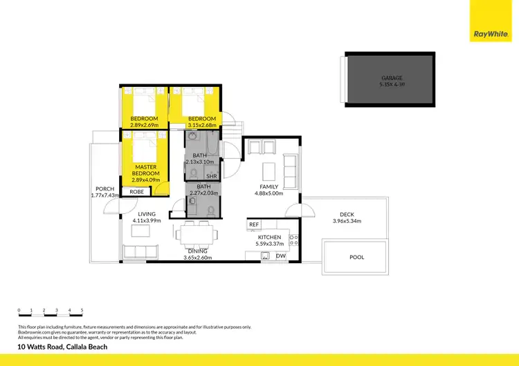 Floorplan of Homely house listing, 10 Watts Road, Callala Beach NSW 2540