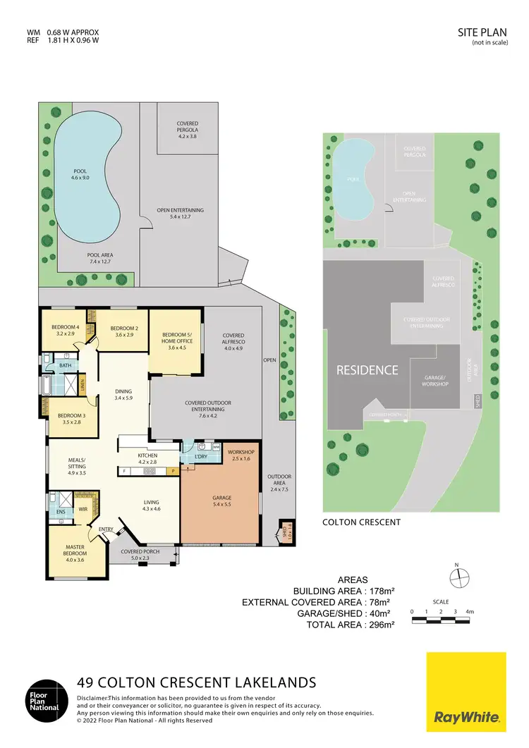 Floorplan of Homely house listing, 49 Colton Crescent, Lakelands NSW 2282