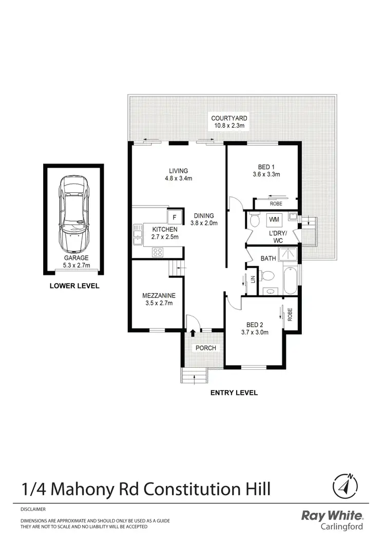 Floorplan of Homely villa listing, 1/4 Mahony Road, Constitution Hill NSW 2145