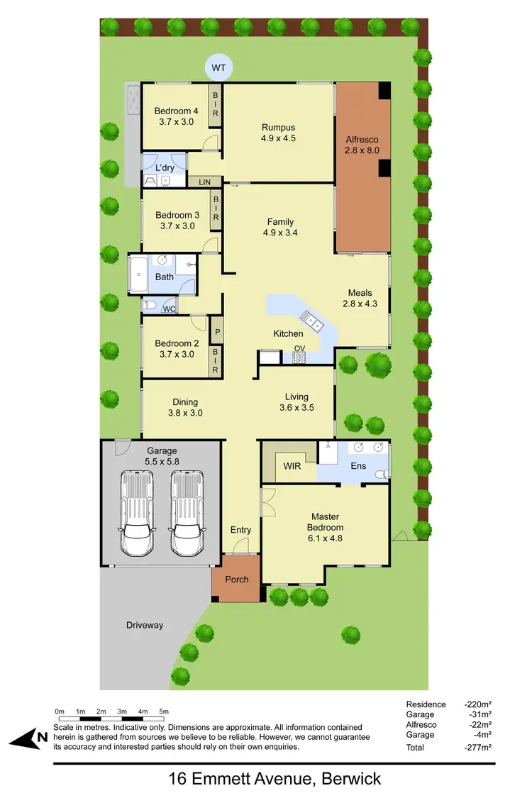 Floorplan of Homely house listing, 16 Emmett Avenue, Berwick VIC 3806