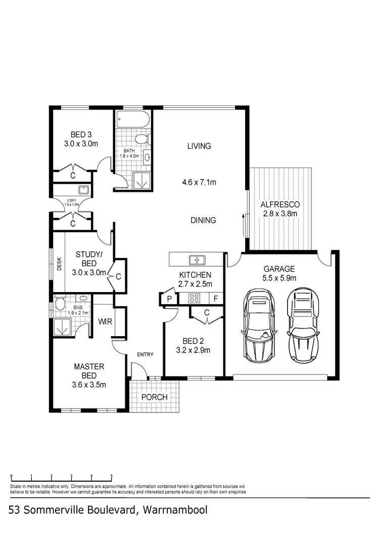 Floorplan of Homely house listing, 53 Sommerville Boulevard, Warrnambool VIC 3280