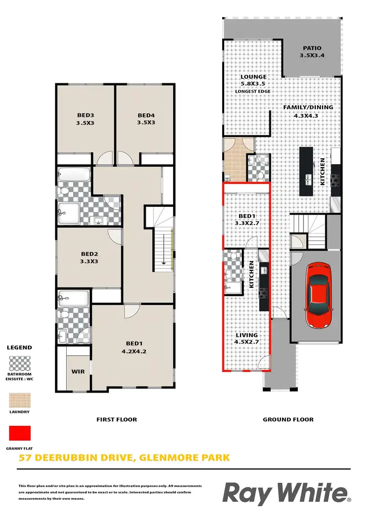 Floorplan of Homely house listing, 57 Deerubbin Drive, Glenmore Park NSW 2745