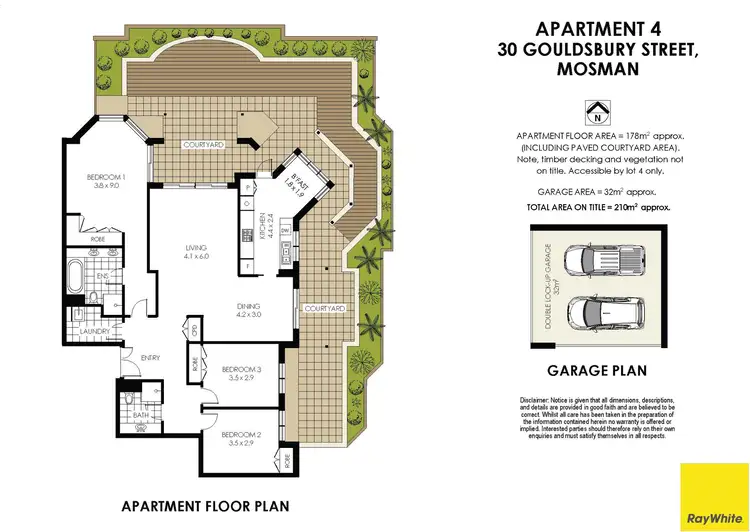 Floorplan of Homely apartment listing, 4/30 Gouldsbury Street, Mosman NSW 2088