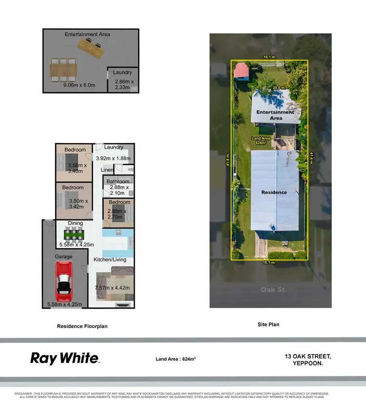 Floorplan of Homely house listing, 13 Oak Street, Yeppoon QLD 4703