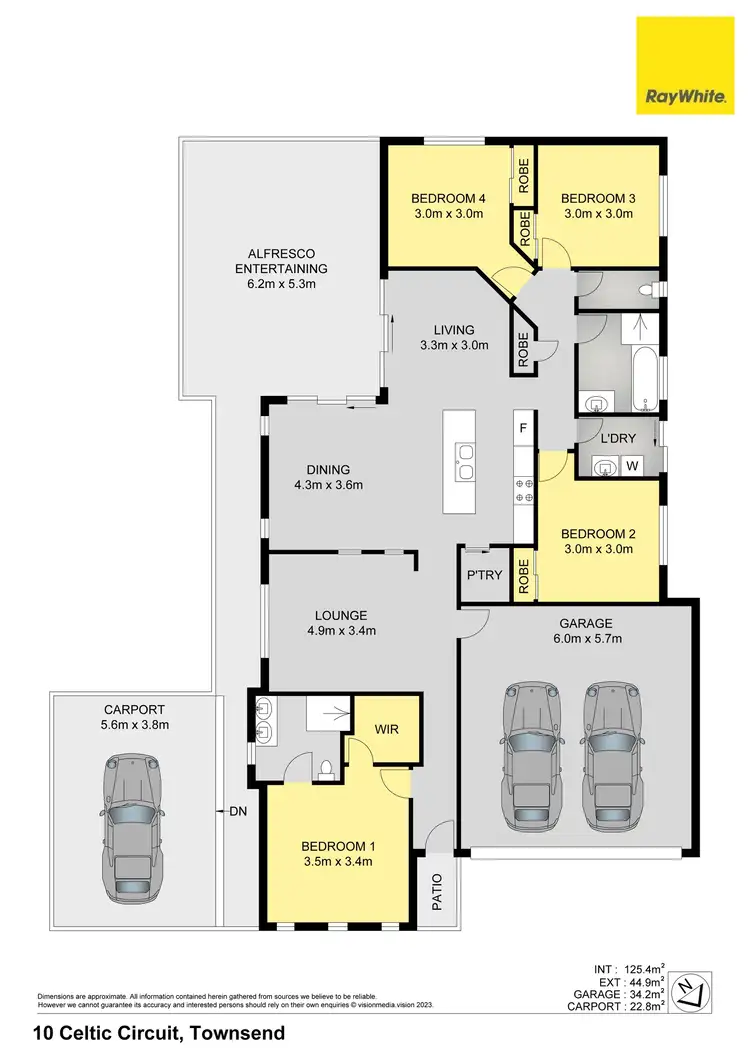 Floorplan of Homely house listing, 10 Celtic Circuit, Townsend NSW 2463