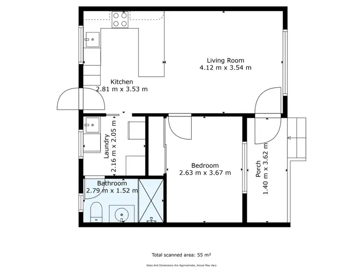 Floorplan of Homely unit listing, 6/613 Keene Street, East Albury NSW 2640