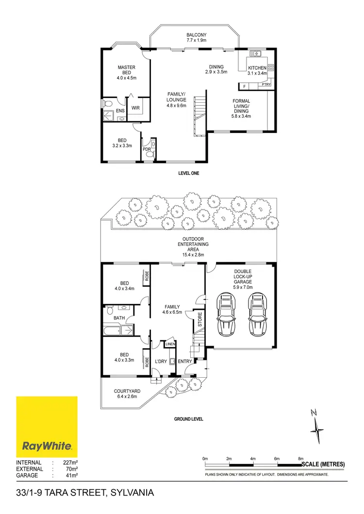 Floorplan of Homely townhouse listing, 33/1-9 Tara Street, Sylvania NSW 2224