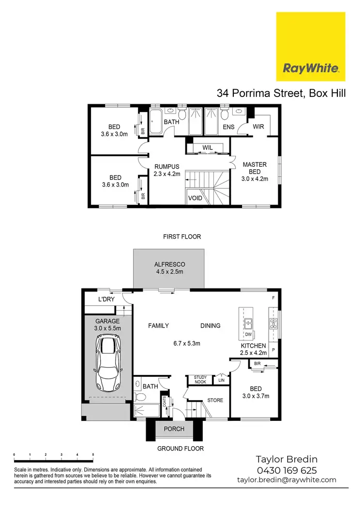 Floorplan of Homely house listing, 34 Porrima Street, Box Hill NSW 2765