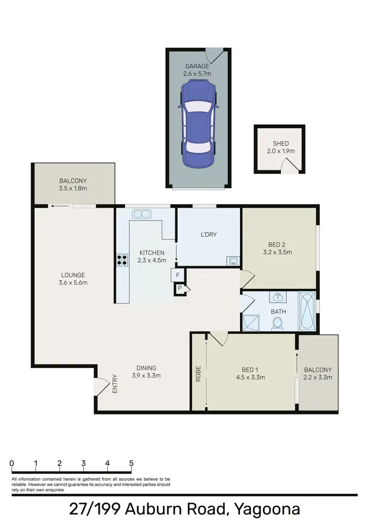 Floorplan of Homely unit listing, 27/199 Auburn Road, Yagoona NSW 2199