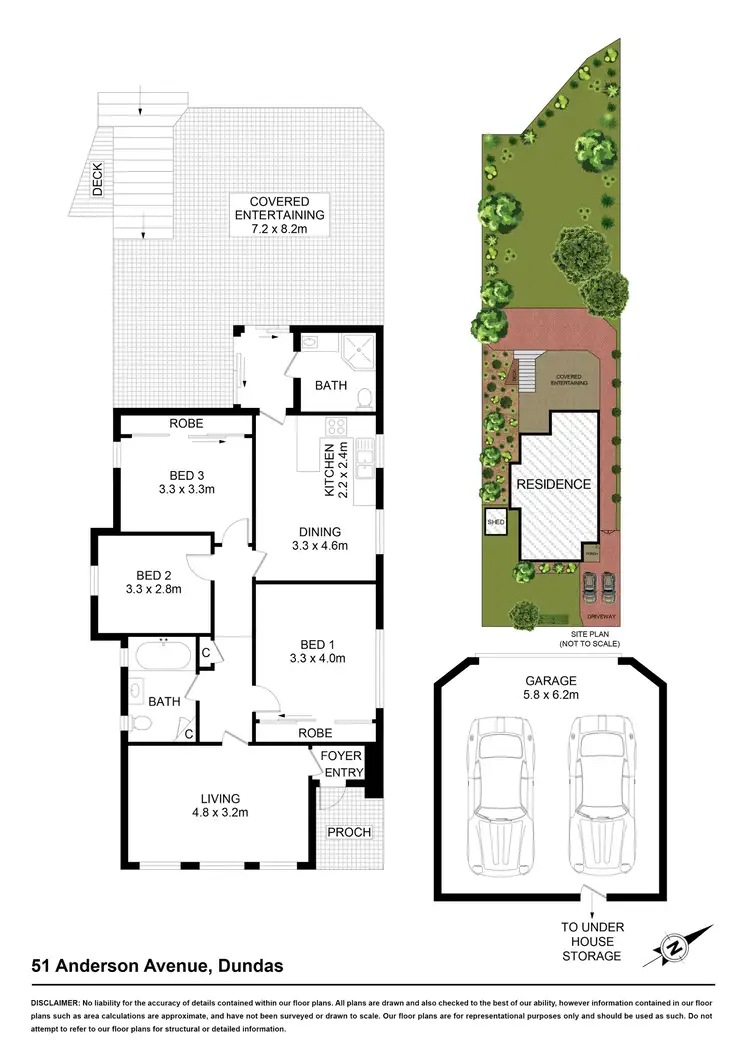 Floorplan of Homely house listing, 51 Anderson Avenue, Dundas NSW 2117