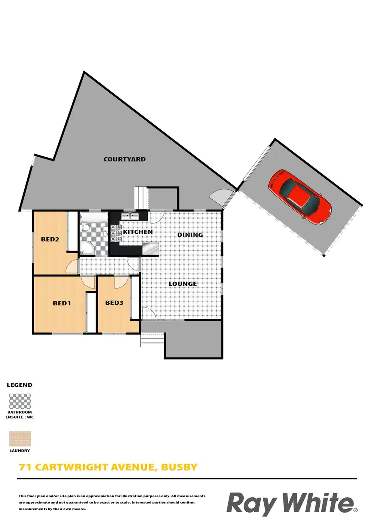 Floorplan of Homely house listing, 71 Cartwright Avenue, Busby NSW 2168