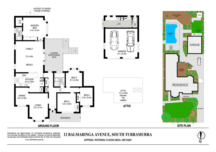 Floorplan of Homely house listing, 12 Balmaringa Avenue, Turramurra NSW 2074