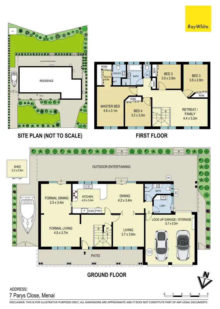 Floorplan of Homely house listing, 7 Parys Close, Menai NSW 2234