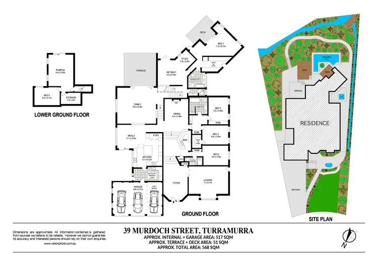 Floorplan of Homely house listing, 39 Murdoch Street, Turramurra NSW 2074