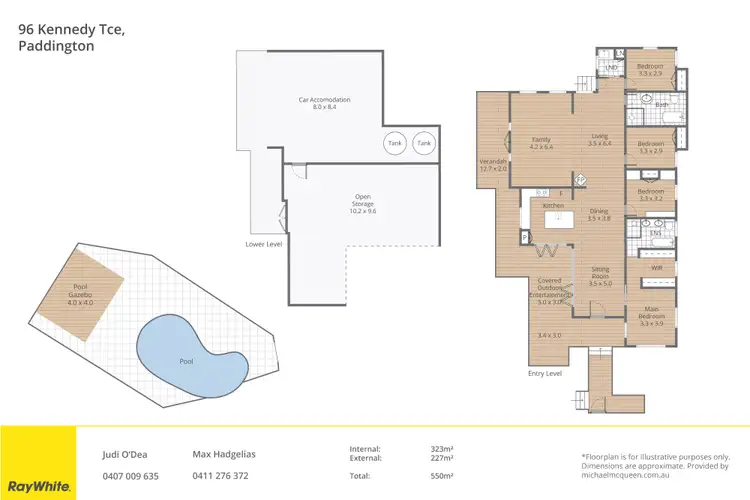 Floorplan of Homely house listing, 96 Kennedy Terrace, Paddington QLD 4064