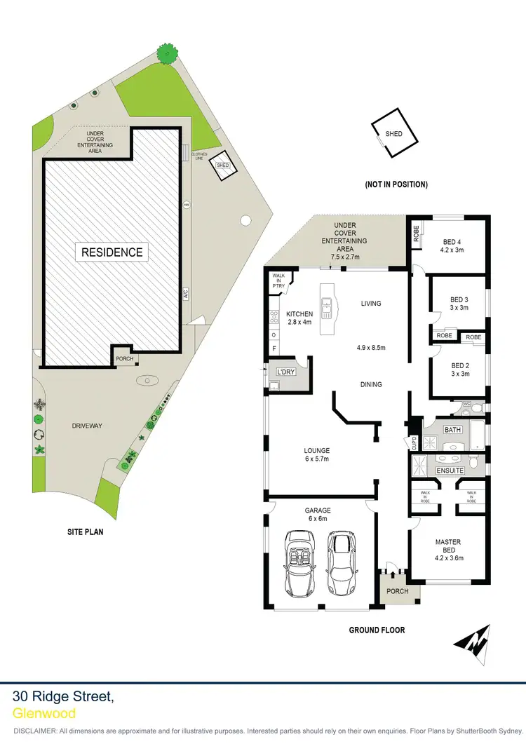 Floorplan of Homely house listing, 30 Ridge Street, Glenwood NSW 2768