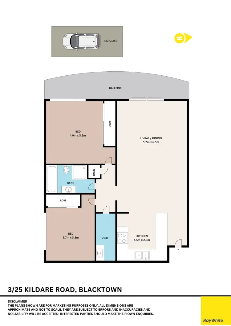 Floorplan of Homely apartment listing, 3/25 Kildare Road, Blacktown NSW 2148