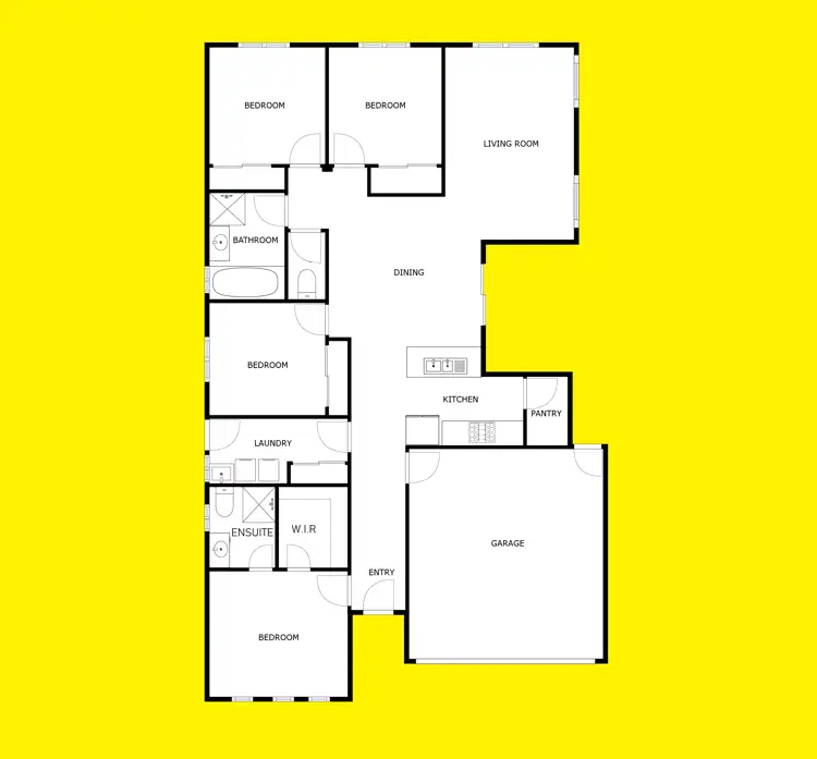 Floorplan of Homely house listing, 21 Battalion Drive, Mildura VIC 3500