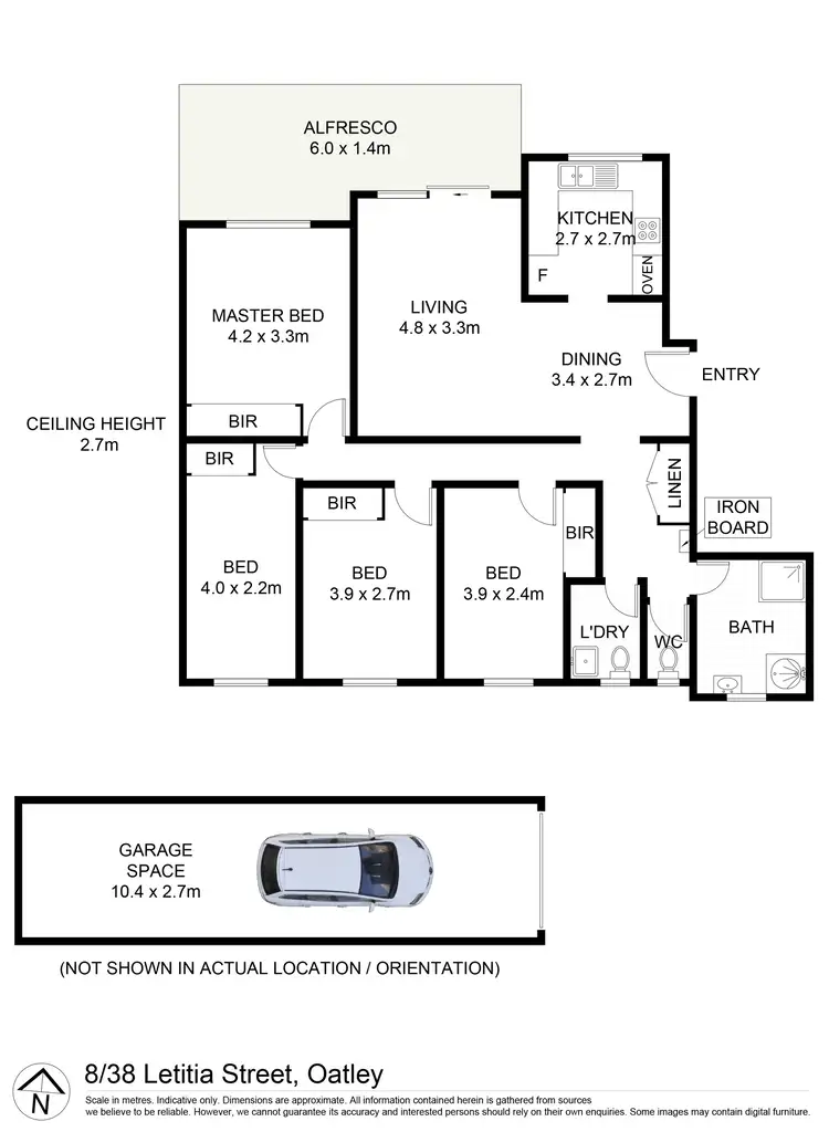 Floorplan of Homely apartment listing, 8/38 Letitia Street, Oatley NSW 2223