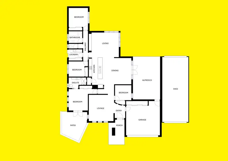 Floorplan of Homely house listing, 12 Todd Court, Mildura VIC 3500