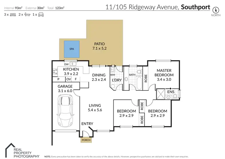 Floorplan of Homely house listing, 11/105 Ridgeway Avenue, Southport QLD 4215