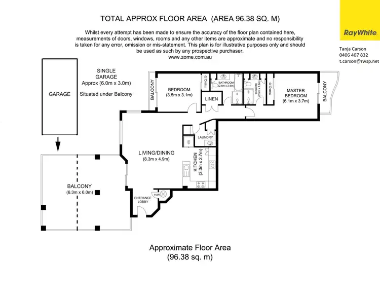Floorplan of Homely apartment listing, 6/100 Cotlew Street East, Southport QLD 4215