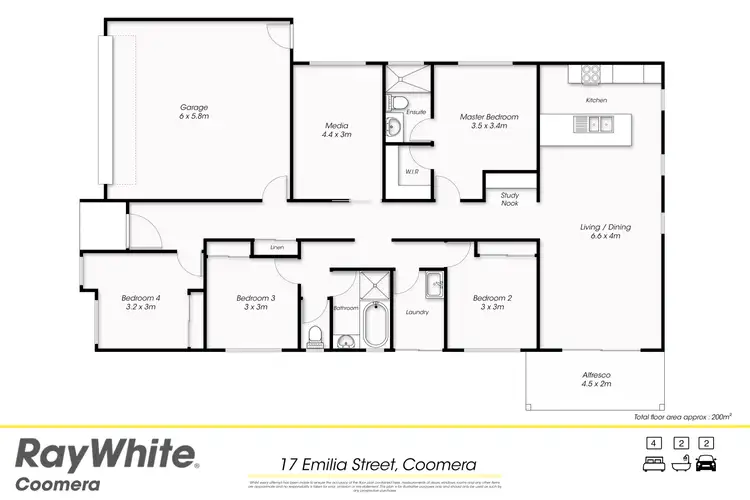 Floorplan of Homely house listing, 17 Emilia Street, Coomera QLD 4209